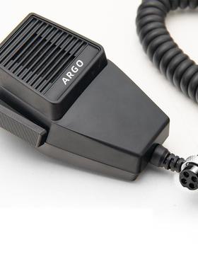 船用黑金刚argo-300对讲机配件四孔电笛扩音器话筒话咪手咪