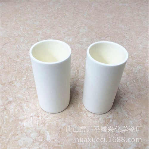 厂家直销 99氧化铝 60*120mm圆柱刚玉坩埚 容量约250ml