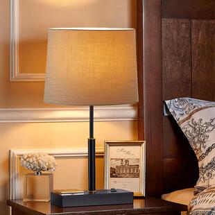 正品欧式创多功能床头灯 充现代简约U意灯具带SB接口电台灯沙发边