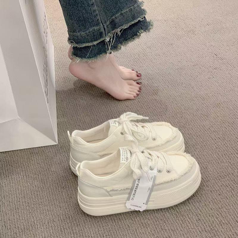 帆布鞋小白板爆款鞋子百搭老爹鞋