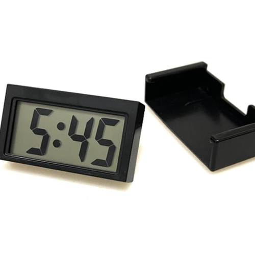 防水车载时钟超薄电子表车内钟表汽车电子钟电动车用数字钟摆件