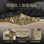 欧式 奶油风雕花别墅奢华客厅复古简欧家具 布艺沙发组合轻奢法式