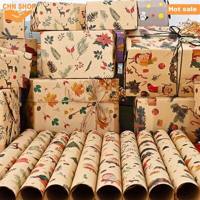Christmas wrapping paper,Mini Roll,Gift paper wrapper