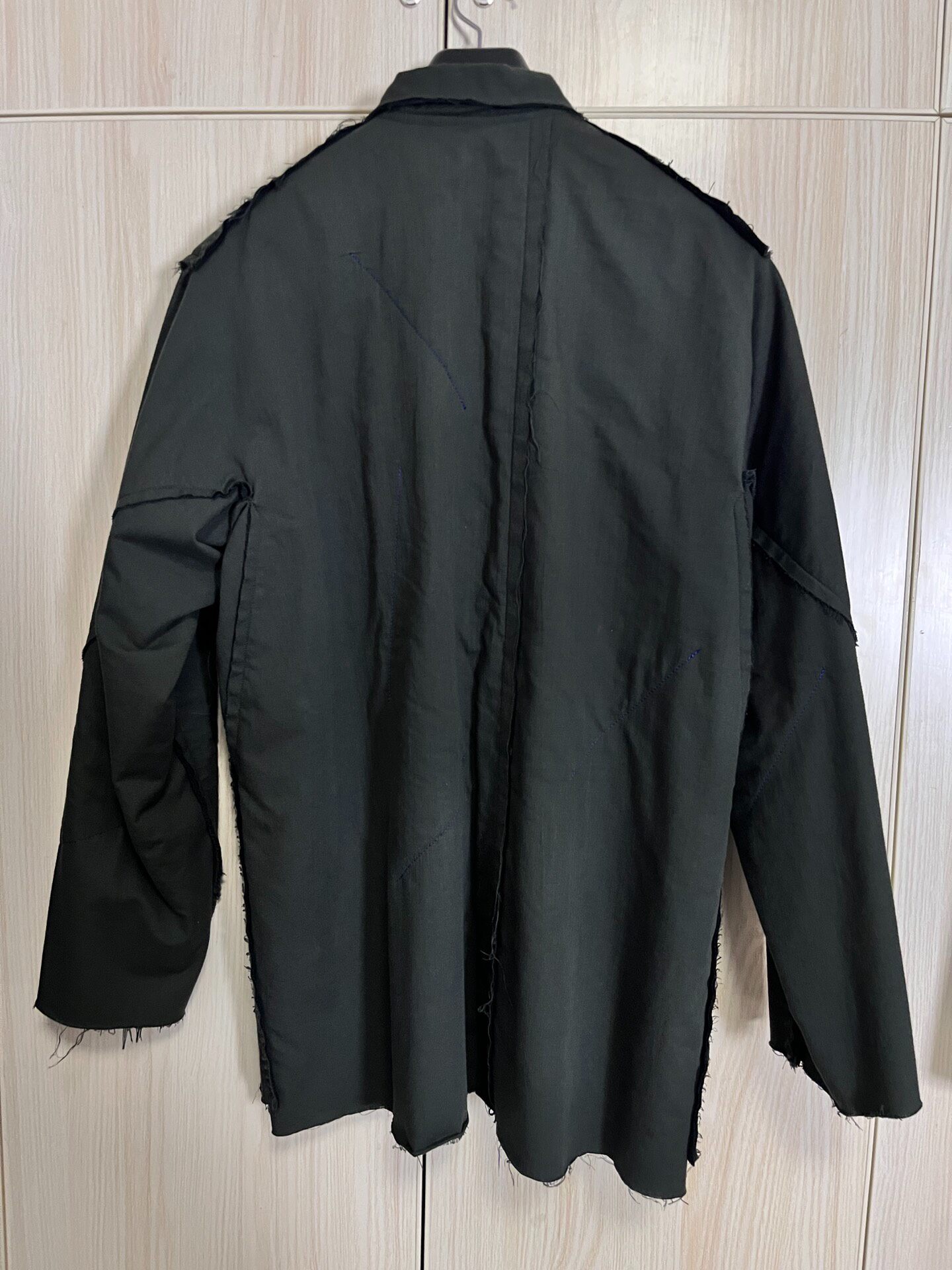 Yohji Yamamoto 15AW Knife Cut Jacket — detail