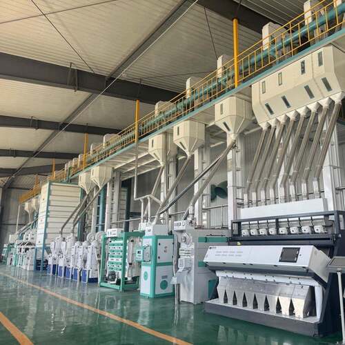 环球150t全自动大米加工成套大型碾米机产线厂房设计包安装售后