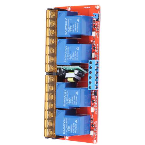 固态继电器模块.高/低电平跳闸模块.4通道继电器ac100-250v30a