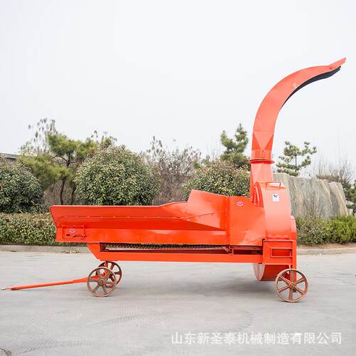 牛场养殖青储秸秆铡草机视频自动进料秸秆铡草机新型饲料切断机
