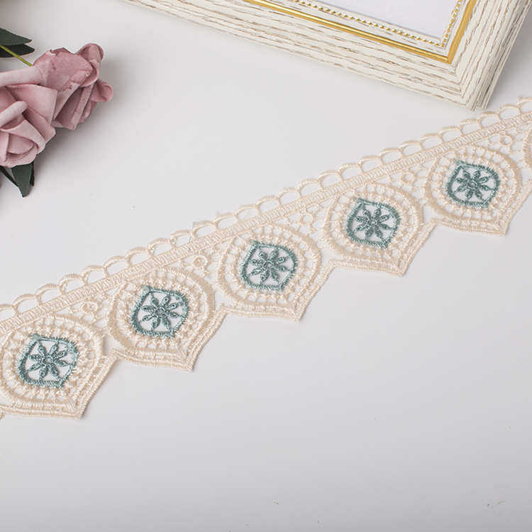 双色水溶蕾丝刺绣花边宽7CM长15码家居家纺 沙发靠垫花边布艺辅料,居家布艺,花边,淘宝优惠券,粉丝福利购,淘宝优惠卷