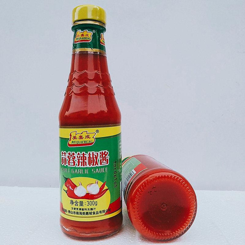 美嘉成蒜蓉辣椒酱广东佛山特产拌粉面香辣酱蘸点爆炒烹调调味酱料