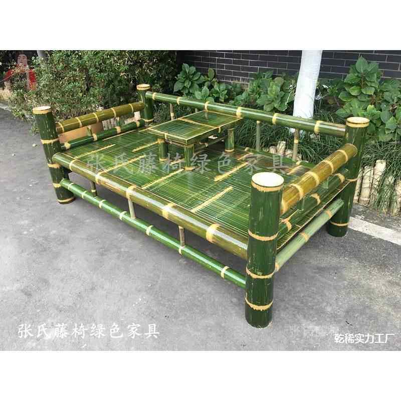 氏踏踏午休竹罗汉老式沙发米竹床沙发椅家具藤椅手工床竹床张楠竹