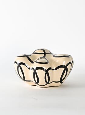 板现代奢轻侘寂中树脂古手绘云朵客厅书房创意摆件样GT-A001间软