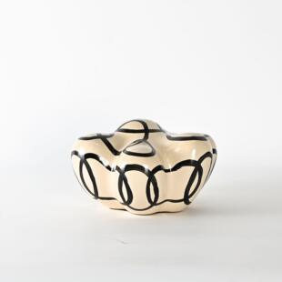 板现代奢轻侘寂中树脂古手绘云朵客厅书房创意摆件样GT A001间软