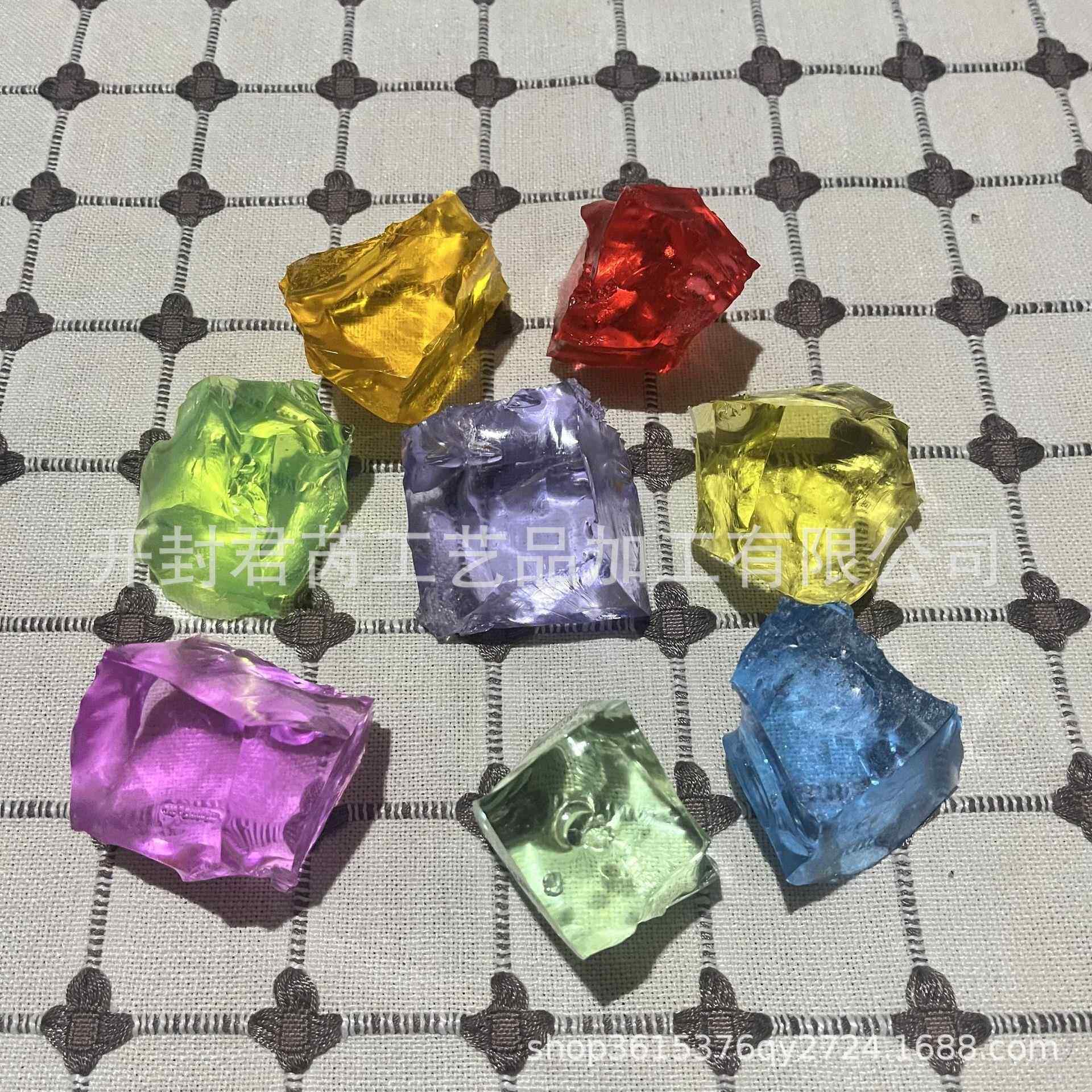 君芮烛艺 彩色果冻蜡 透明水晶蜡烛原料 DIY手工蜡烛材料 果冻蜡