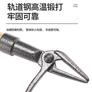 站立式免弯腰拔草器手动除草起根夹子杂草五金长柄园林工具铲