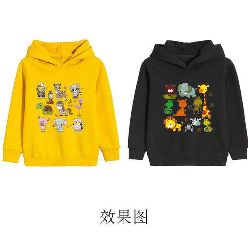 新款直销可爱卡通动物烫画 亚马逊服装热转印图案熨烫贴柯式印花