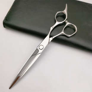 数控CNC美发剪刀 机器研磨 A2R 银色 VG10剪刀 6.75寸平剪 新款