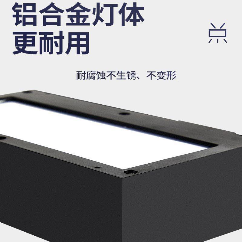 瑀火太阳能壁灯人体感应围墙射灯室外防水别墅洗墙灯节能庭院