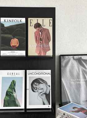 英文装饰书摆件时尚大牌风彷真书摄影道具民宿工作室软装假书杂志