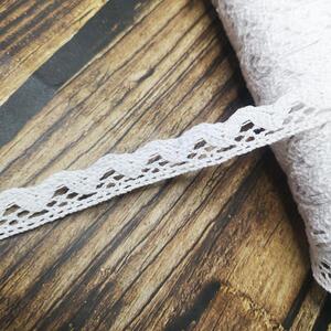 棉线花边单边狗牙手工diy服装辅料沙发窗帘床品花边厂家直销