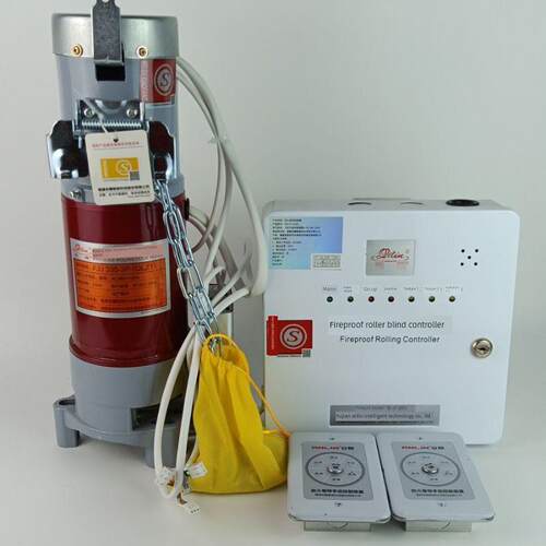 安林防火卷帘门电机Fjj335-3P-Qlz380V消防认证控制箱电机