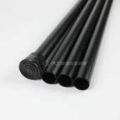 光亮黑色铝管加工 铝合金黑色天幕杆厂家定制 铝管抛光黑色氧化