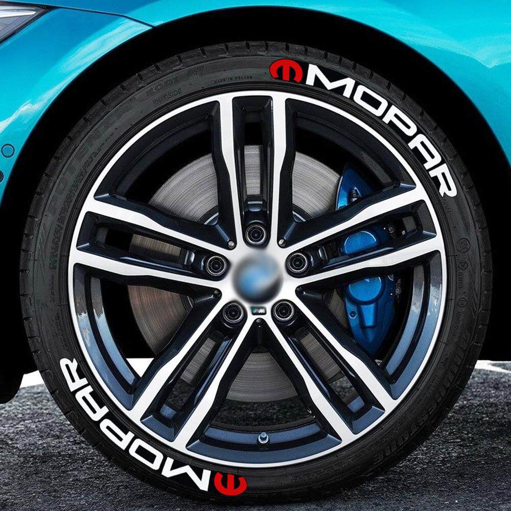 [MOPAR]汽车摩托车轮胎装饰贴纸 字母贴个性立体连体字母贴改装车