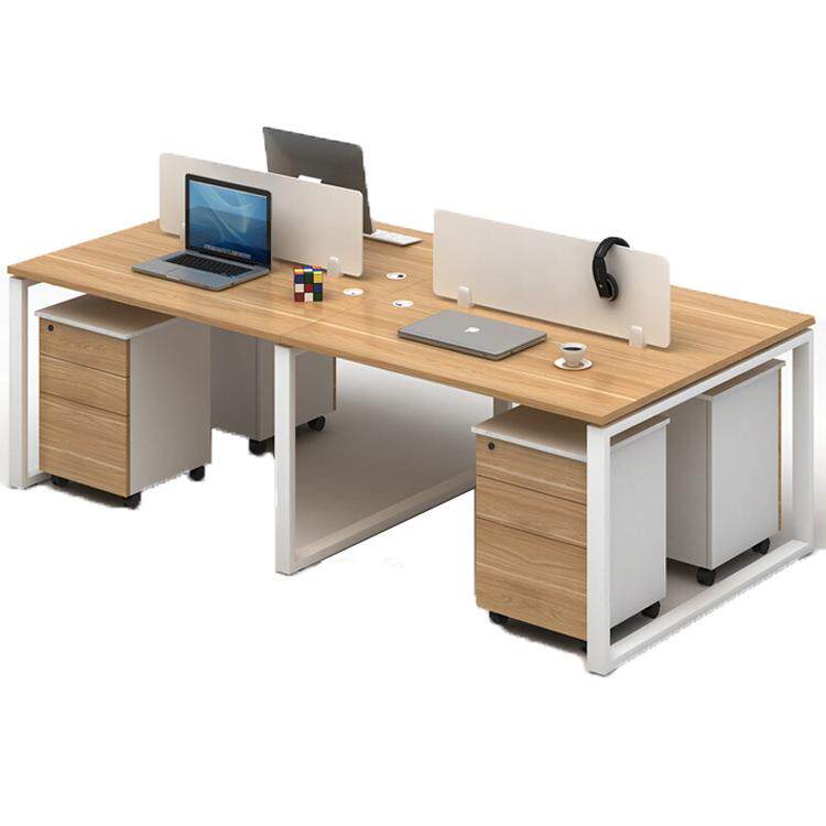 职员桌椅4人位桌椅组合简约现代公司职员工位6人位屏风卡位办公桌