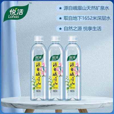 中粮长白山饮用水天然矿泉水高档水瓶装水峨眉山500ml