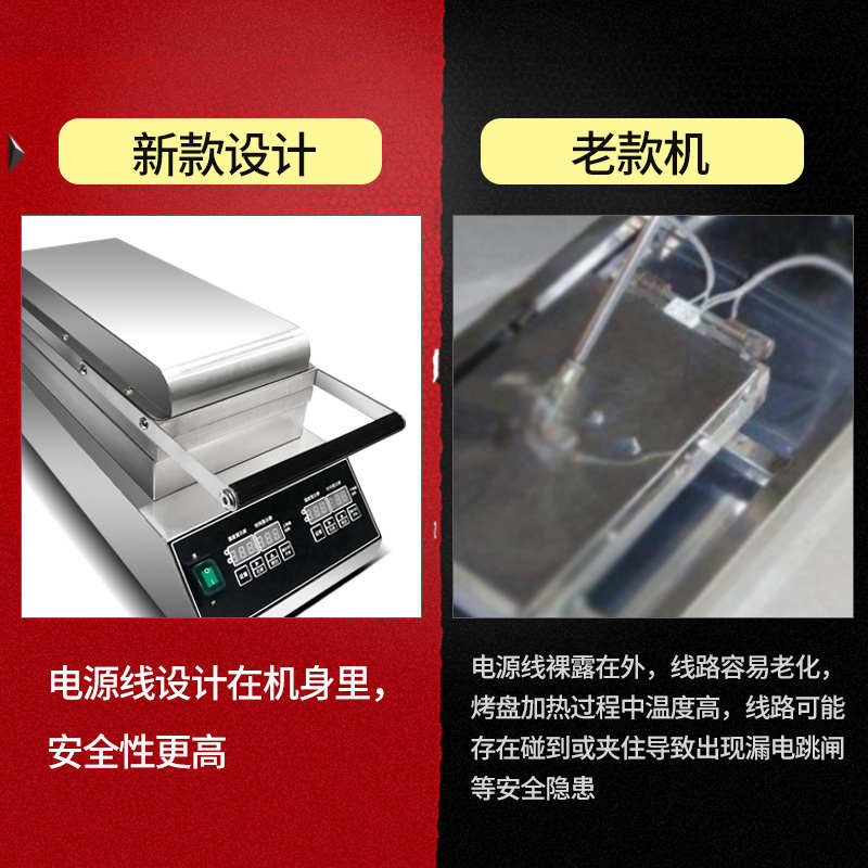 台湾蛋酥卷机 手工胚牙蛋卷机 蛋筒脆皮鸡蛋卷机器商用智能