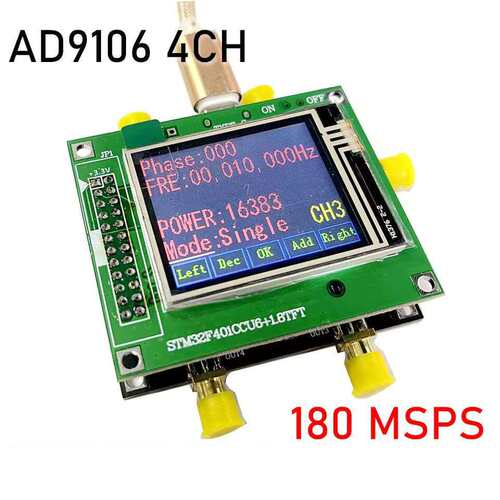 AD9106 四通道、低功耗、12位、 180 MSPS数模转换器和波形发生器