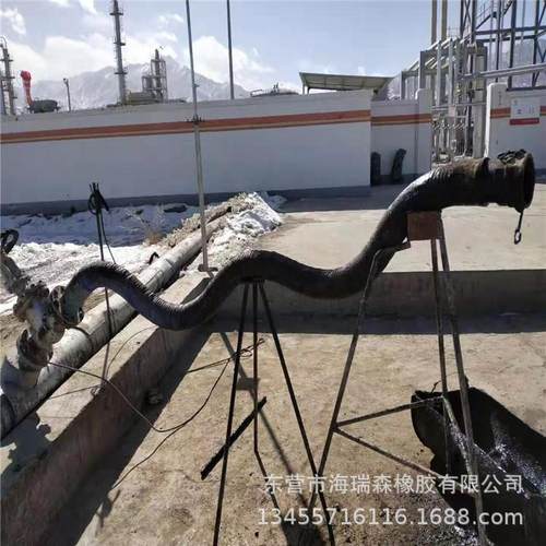 耐磨吸砂挖泥船用法兰橡胶钢丝管 吸排水污耐腐蚀 橡胶钢丝管