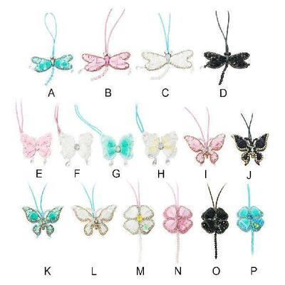 3D Handmade Rhinestone Beaded Crafts Wear Resist Lanyard