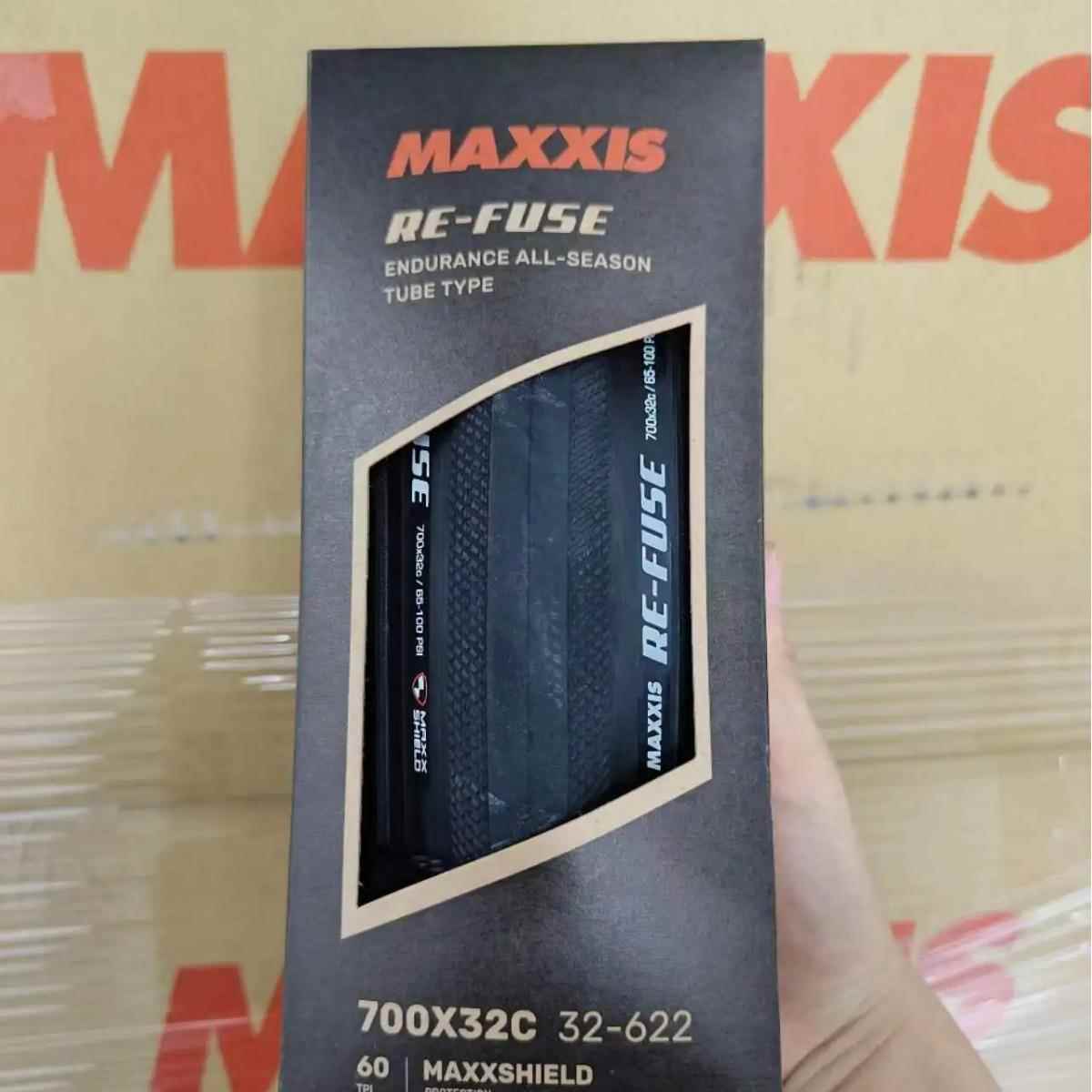 MAXXIS玛吉斯 RE-FUSE折叠胎 公路车防刺折叠外胎700x25C-28C-32C