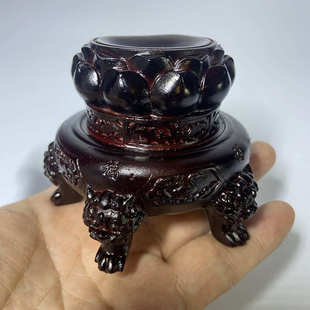 水晶球底座树脂香炉大号球座 球型收纳置物架 办公室客厅装饰摆件