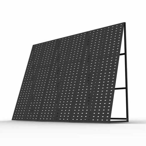 定做瓷砖展架 金属冲孔板瓷砖挂板 墙砖木地板展示墙石材陈列架
