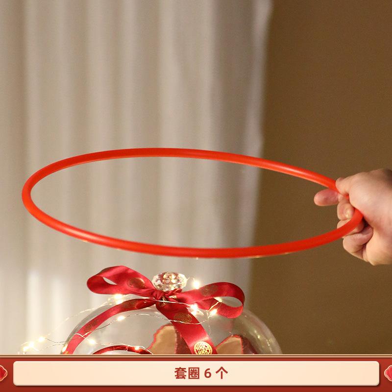 婚鞋婚鞋套圈结婚陪嫁用品套装