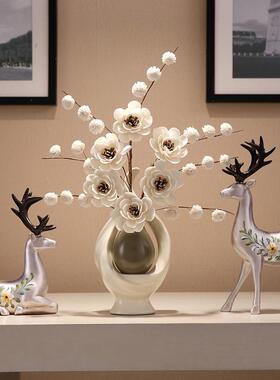 现代简约创意小摆件电视柜装饰品客厅酒柜个性摆设房间工艺品花瓶