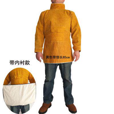 高档皮电焊服焊烧防烫反穿衣焊牛工围裙防电焊辐射接工焊作服防护