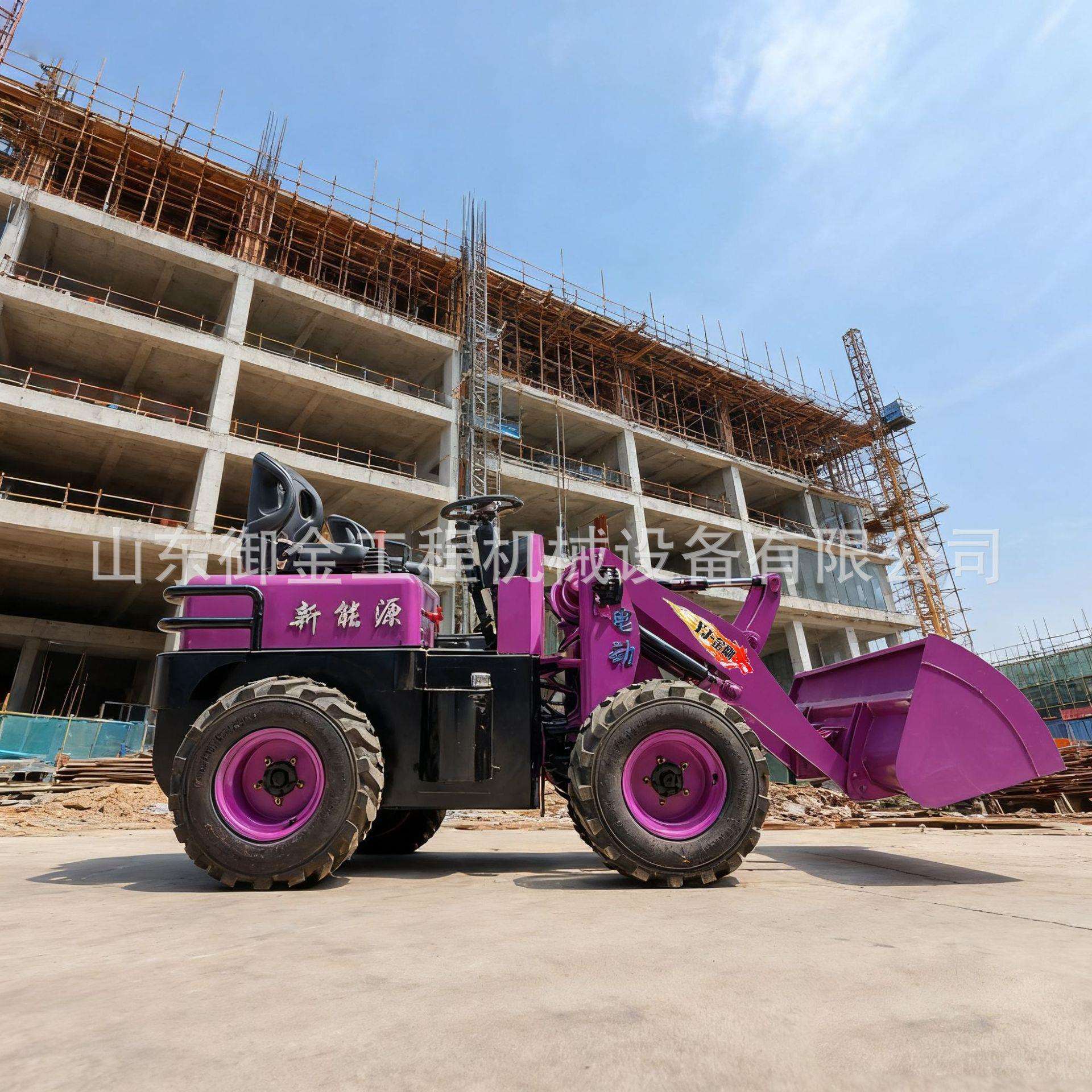 电动铲车小型家用养殖场专用清粪推土机建筑工程工地电动装载机