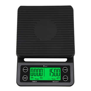 计时秤手冲咖啡电子秤吧台计量秤带器赠送防滑垫计时电子秤