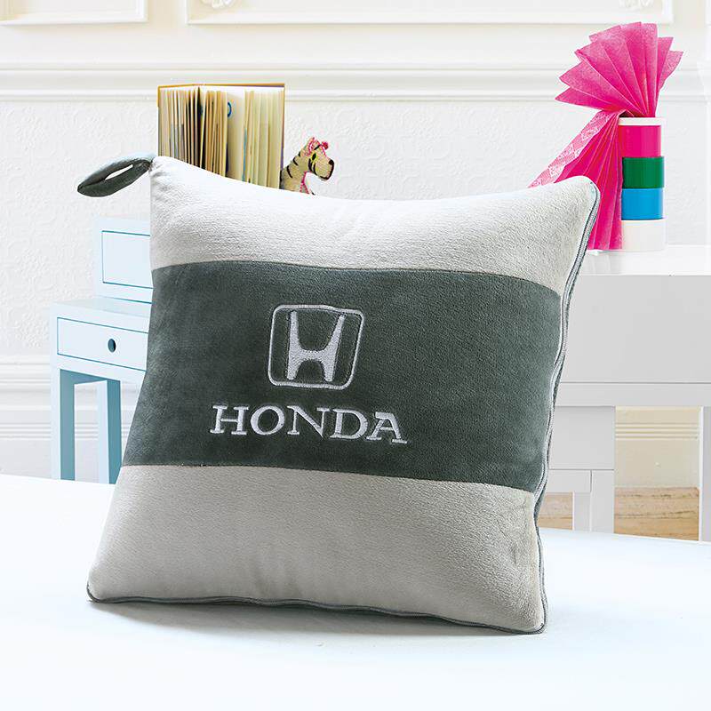 高档汽车抱枕被子两用夏季二抱合午一奔驰车一对车内后排睡枕载车