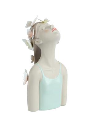 树脂创意可爱小女孩摆件酒店展厅客厅装饰简约人物家居现代手工