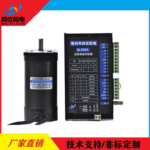原厂供应BY57BL115S21-230-01电机+BL300A驱动器