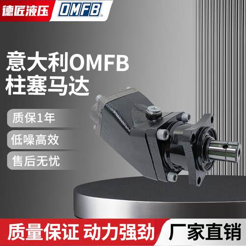 意大利OMFB柱塞马达HPM-80 91 108高速吊机工程用斜轴液压泵HDT