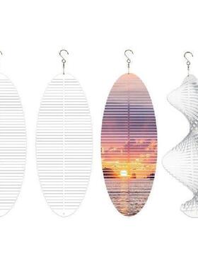 4Pcs Sublimation Wind Spinner Blanks 3D Wind Spinners
