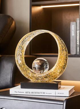 财源滚滚摆件客厅电视柜酒柜办公室轻奢高档装饰品高级感家居饰品