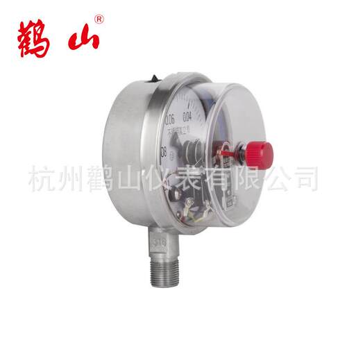 YXC100BF不锈钢电接点压力表 -0.1-0真空系列 不锈钢304 厂家直