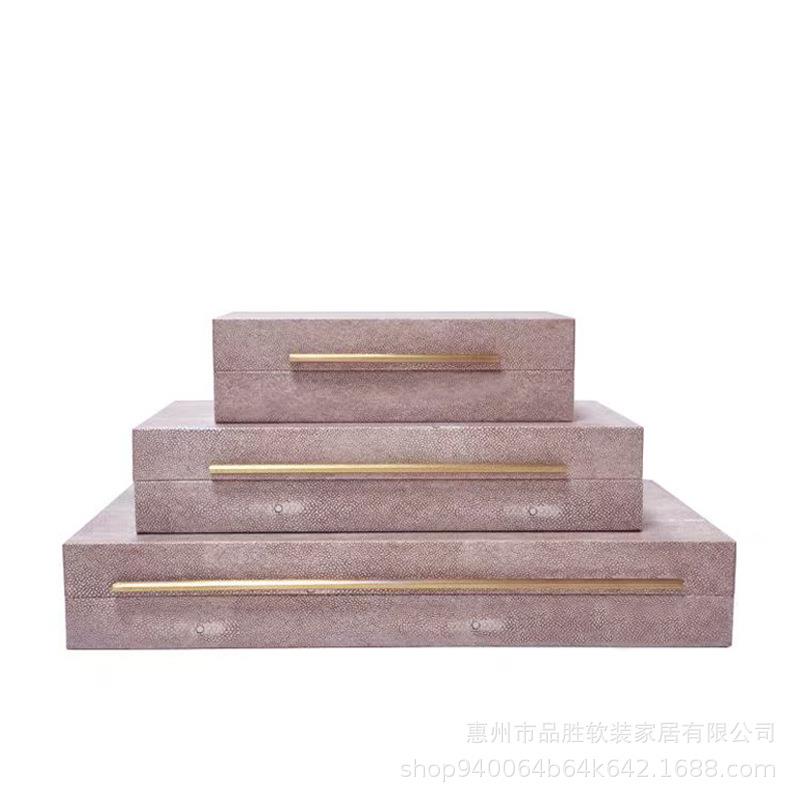 直间销中式工艺PS033店摆件酒头样板收纳盒床柜创意家居软装饰品