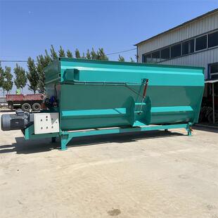 秸GLT混秆草捆制备机单轴螺旋草拌 养拌牛场黄储饲料料搅机固定式