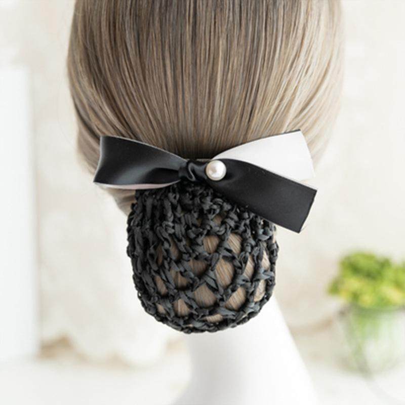 职业头花女护士发网空姐盘发带网兜发夹服务员工作珍珠2024年新款,饰品/流行首饰/时尚饰品新,发饰,淘宝优惠券,粉丝福利购,淘宝优惠卷
